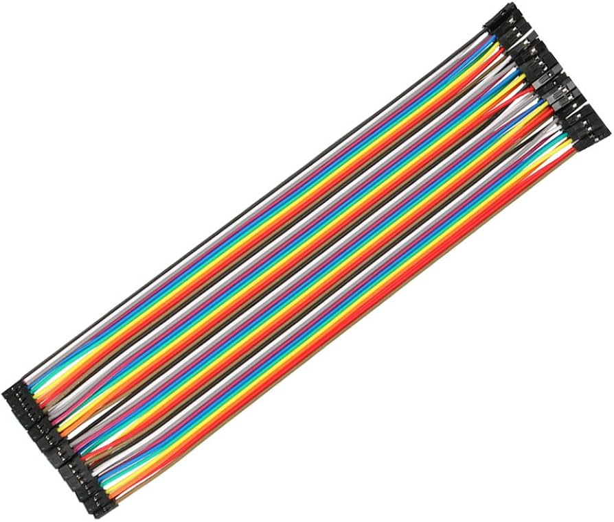 Fil jumper Dupont 30 cm femelle vers femelle – Pour breadboard et modules Arduino
